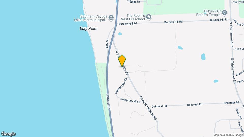 1022 Cayuga Heights Rd, Unit 2 Bedroom Forest Retreat Map and Location Details