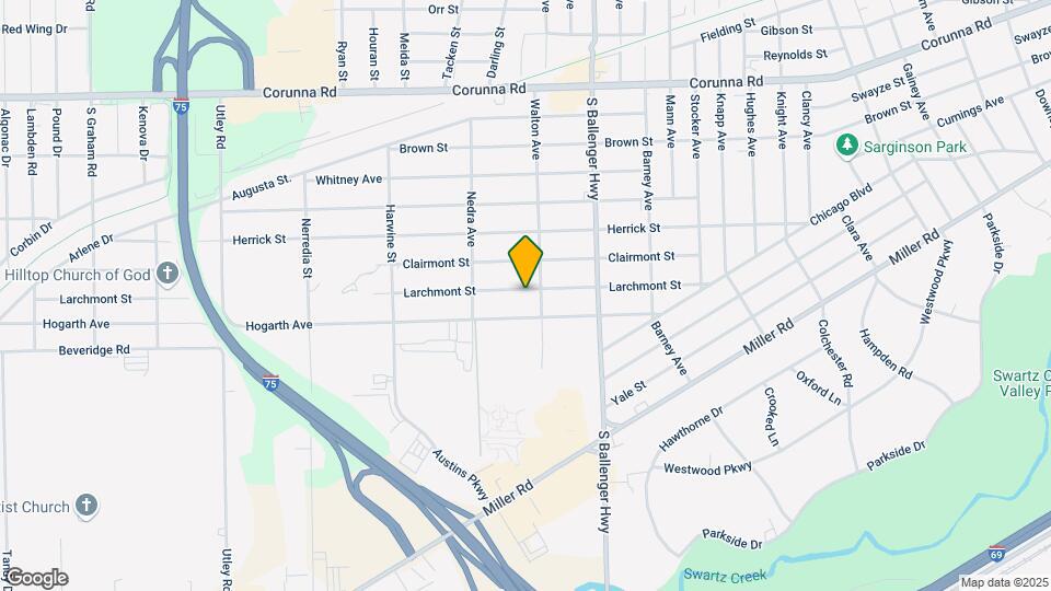 3813 Larchmont St Map and Location Details