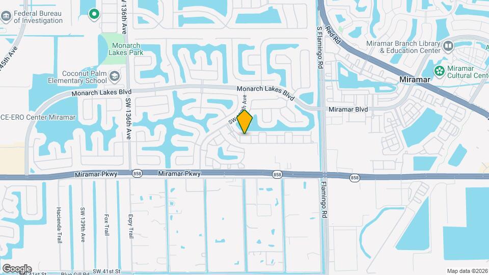 12948 SW 28th Ct Map and Location Details