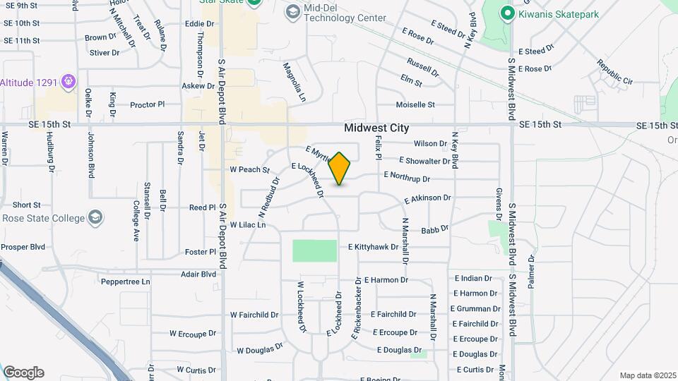111 E Marshall Dr Map and Location Details