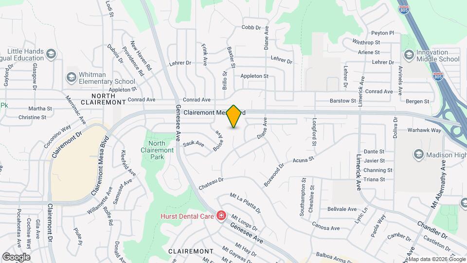 4792 Mt Cresti Dr Map and Location Details