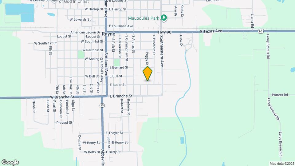 615 E Butler St Map and Location Details