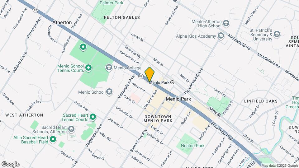 1265 El Camino Real Map and Location Details