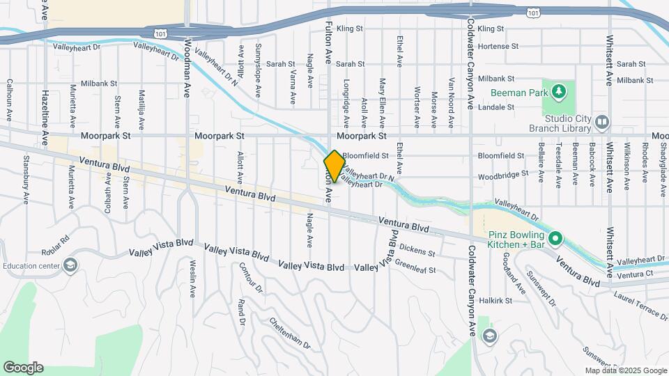 4240 Fulton Ave, Unit 108 Map and Location Details