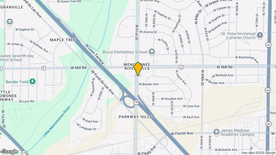 6330 N 91st St Map and Location Details