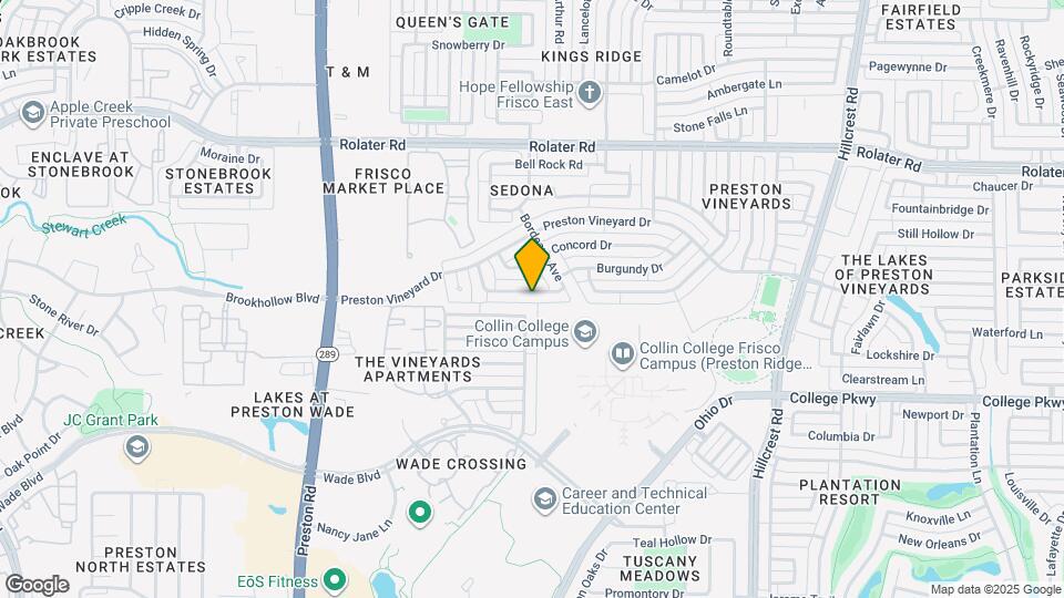 9821 Carmel Valley Dr Map and Location Details