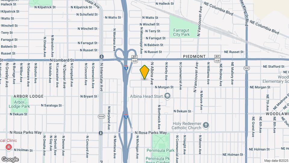 848 N Buffalo St Map and Location Details