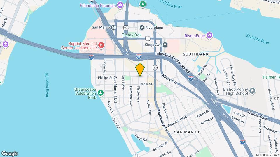 1445 Flagler Ave Map and Location Details