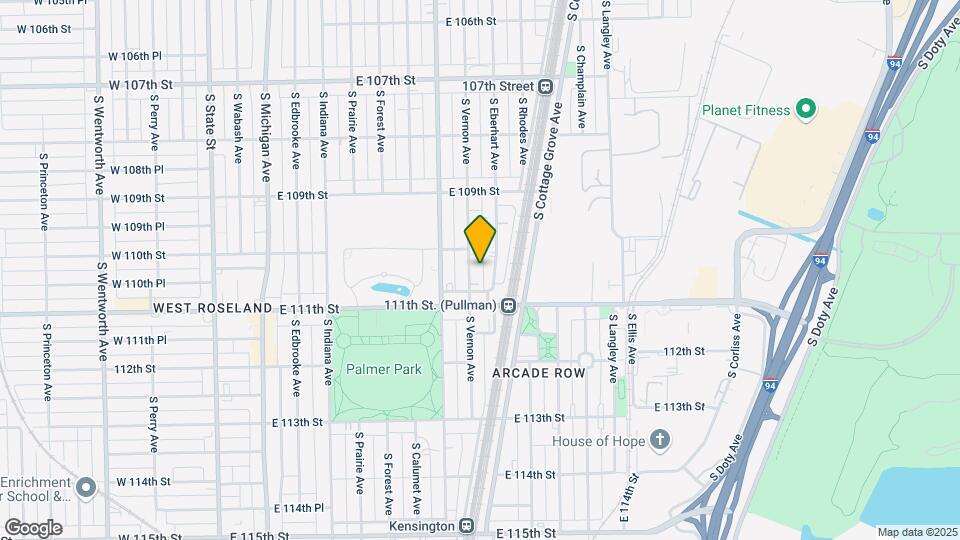 11019 S Vernon Ave Mapa y Detalles de la Ubicación