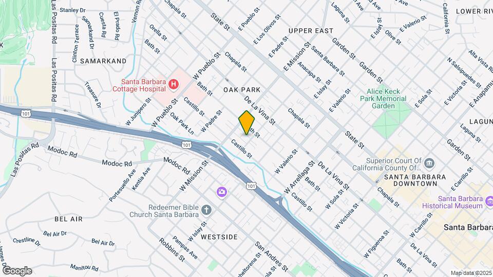318 W Pedregosa St, Unit A Mapa y Detalles de la Ubicación