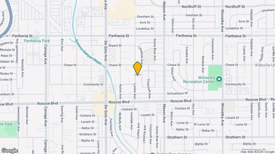 8428 Lurline Ave Map and Location Details