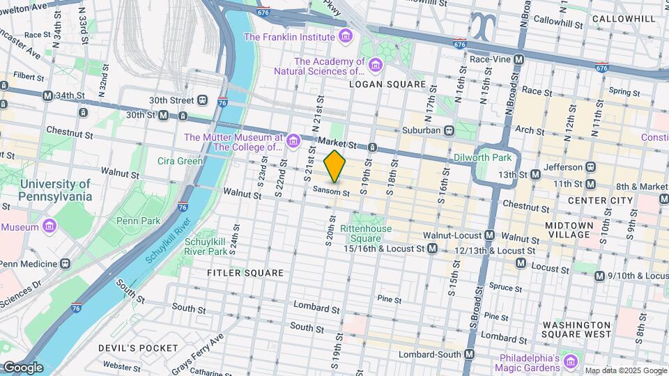112 S 20th St Map and Location Details