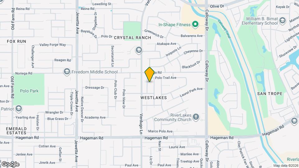 4808 Polo Wood St Map and Location Details