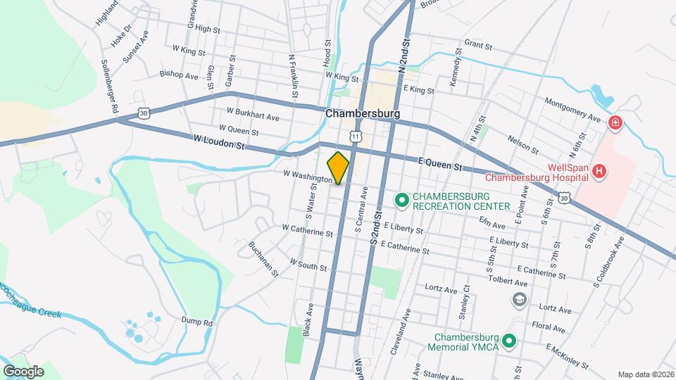 213 S Main St Map and Location Details