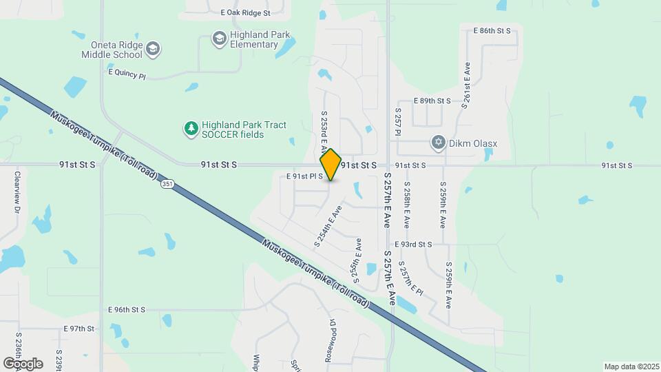 9145 S 253rd E Ave Map and Location Details