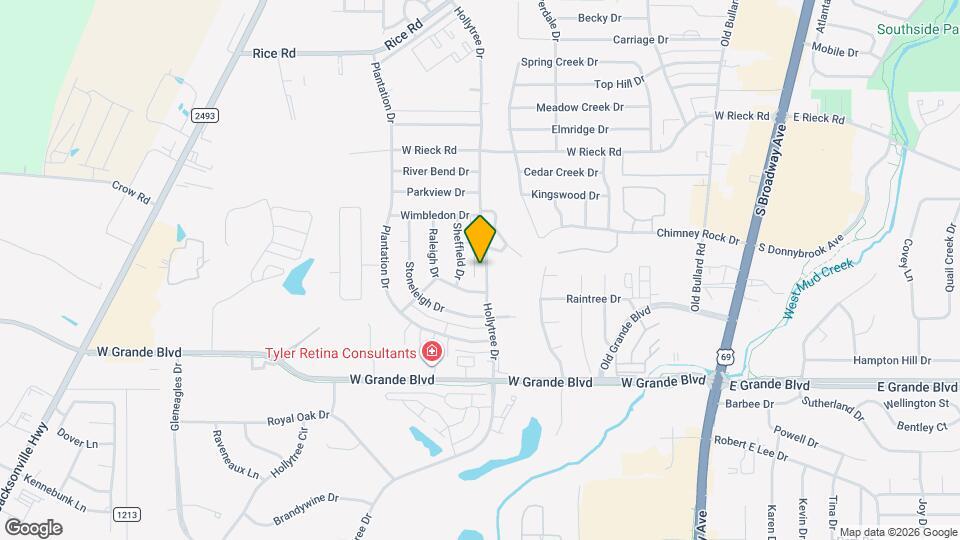 5911 Hollytree Dr Map and Location Details