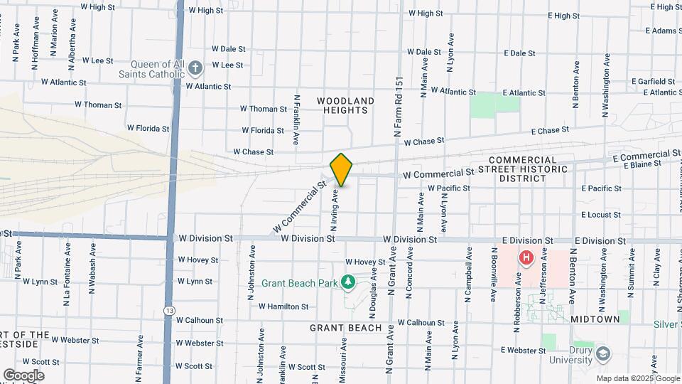 1632 N Irving Ave Map and Location Details