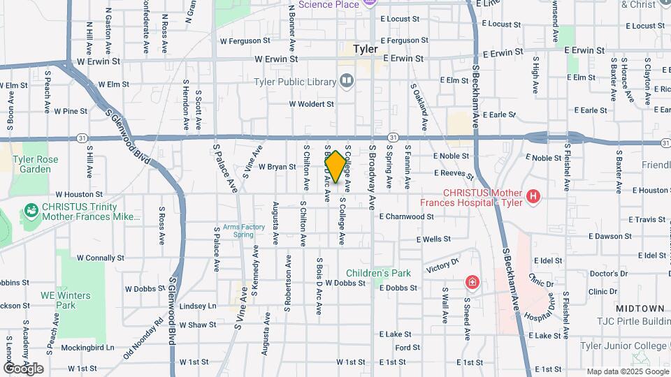 301 W Houston St, Unit 1 Map and Location Details
