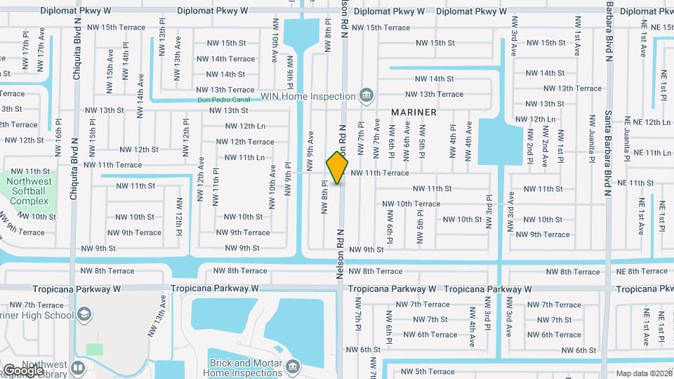 1026 Nelson Rd N Map and Location Details