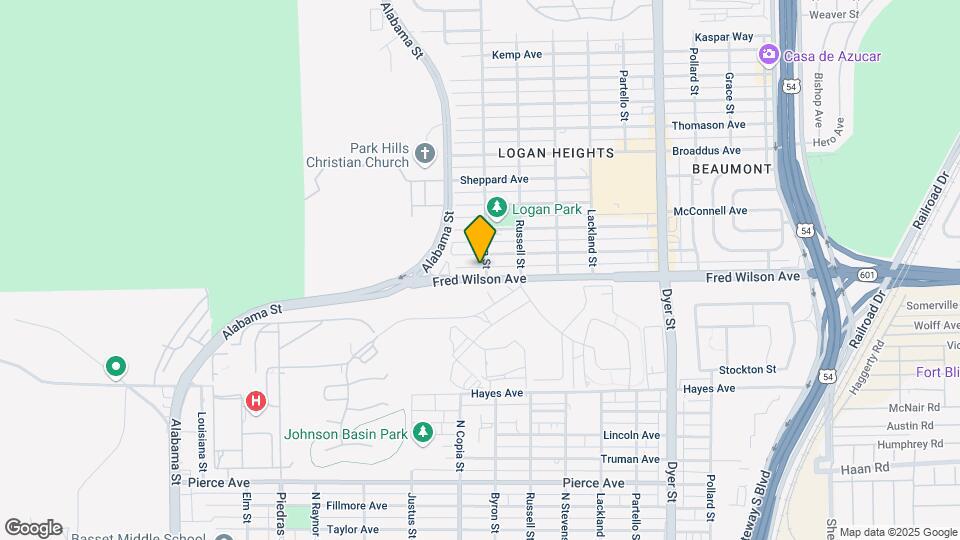 3435 Fred Wilson Ave Map and Location Details
