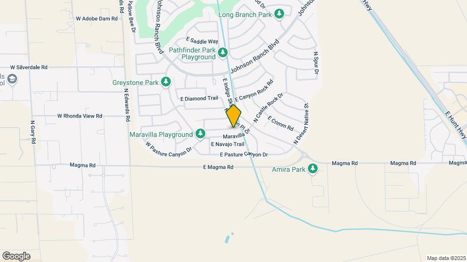 585 E Castle Rock Rd Map and Location Details