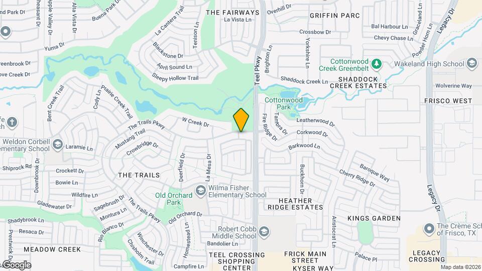 2902 Cedar Wood Dr Map and Location Details