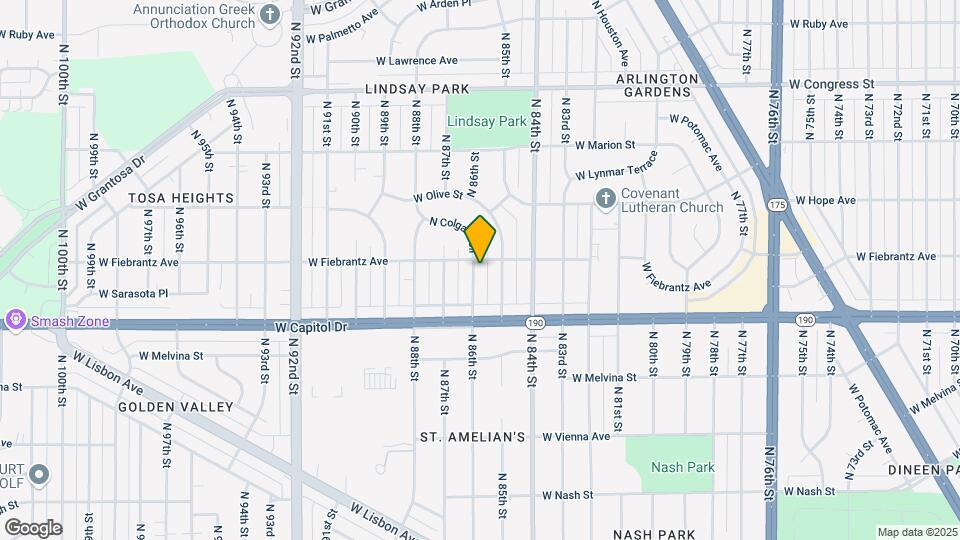 4068 N 86th St Map and Location Details