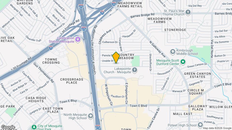 1721 Brazoria Dr Map and Location Details