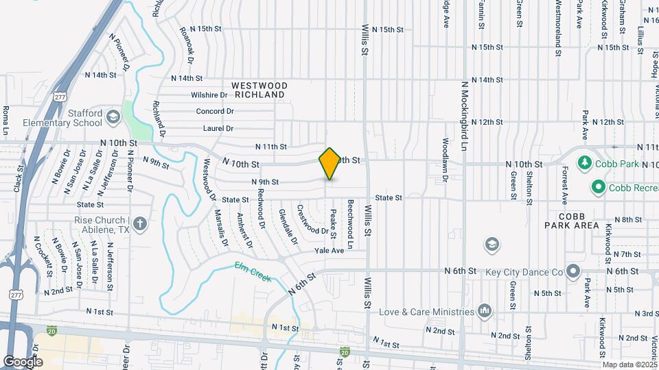 925 Minter Ln Map and Location Details