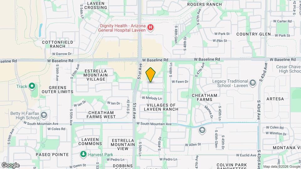 5005 W Fawn Dr Mapa y Detalles de la Ubicación