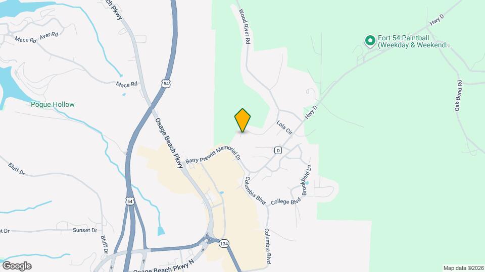 36 Osage Ridge Rd Map and Location Details