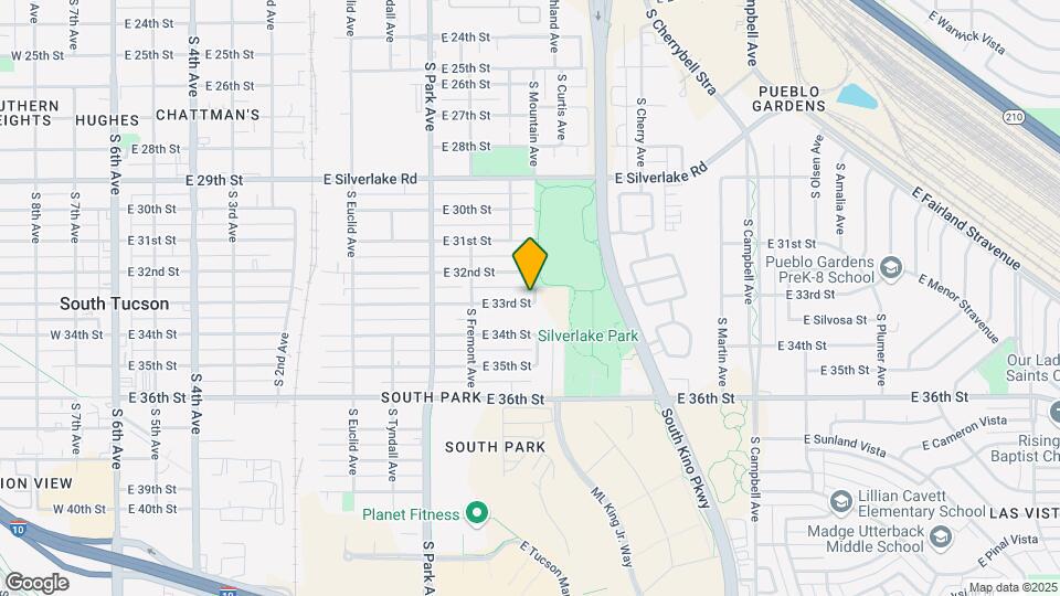 2252 S Mountain Ave Map and Location Details