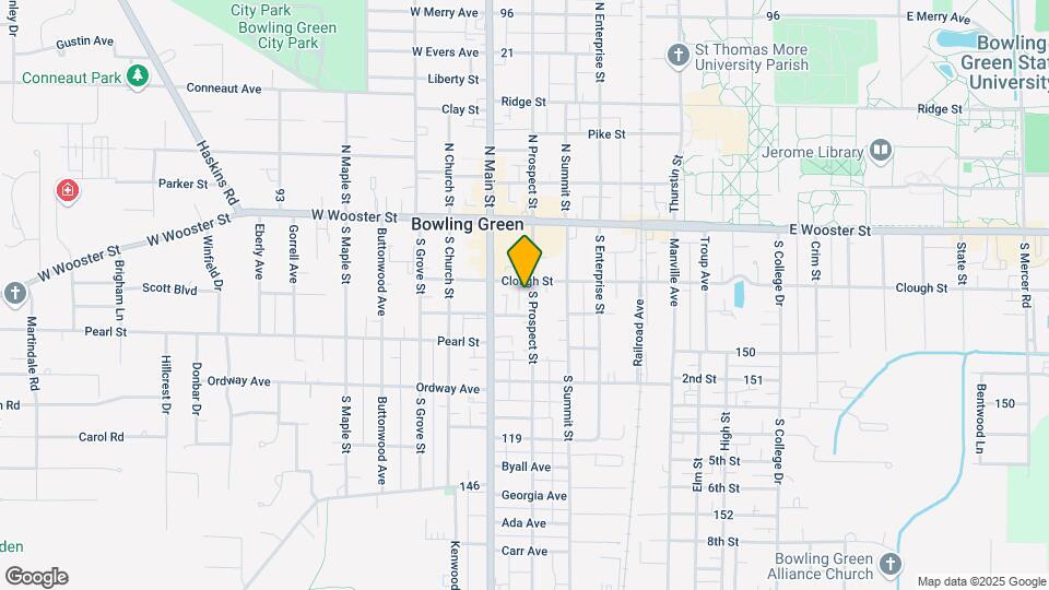 212 S Prospect St Map and Location Details