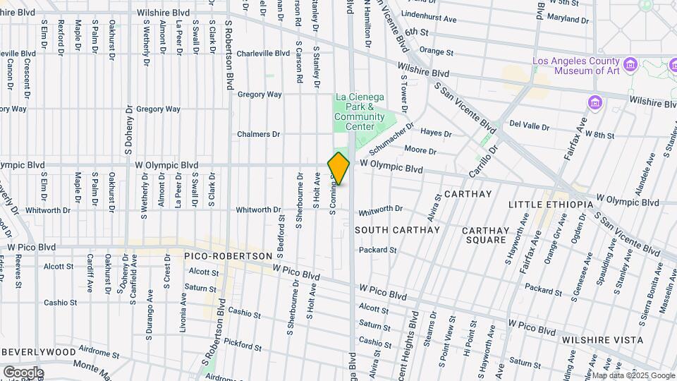 1040 S Corning St Map and Location Details