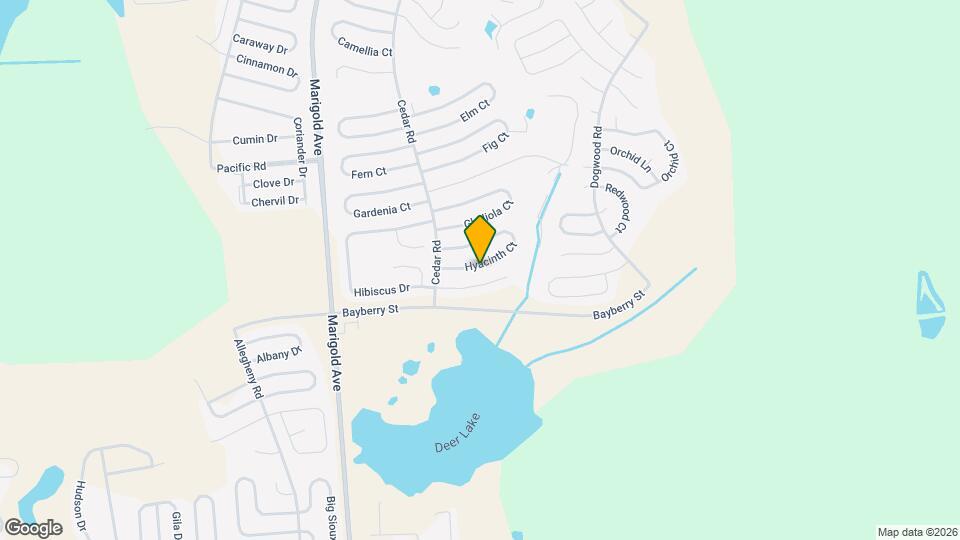 265 Hyacinth Ct Map and Location Details