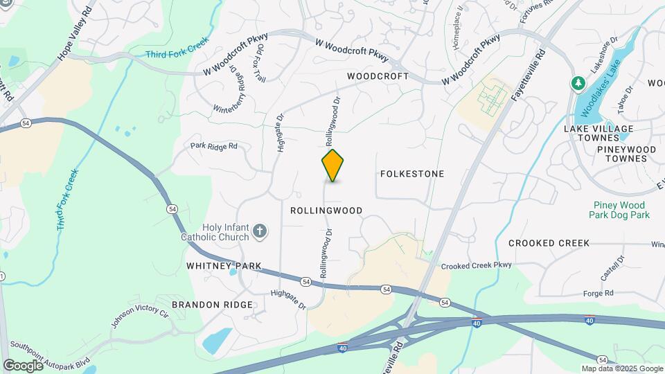 4727 Rollingwood Dr Map and Location Details