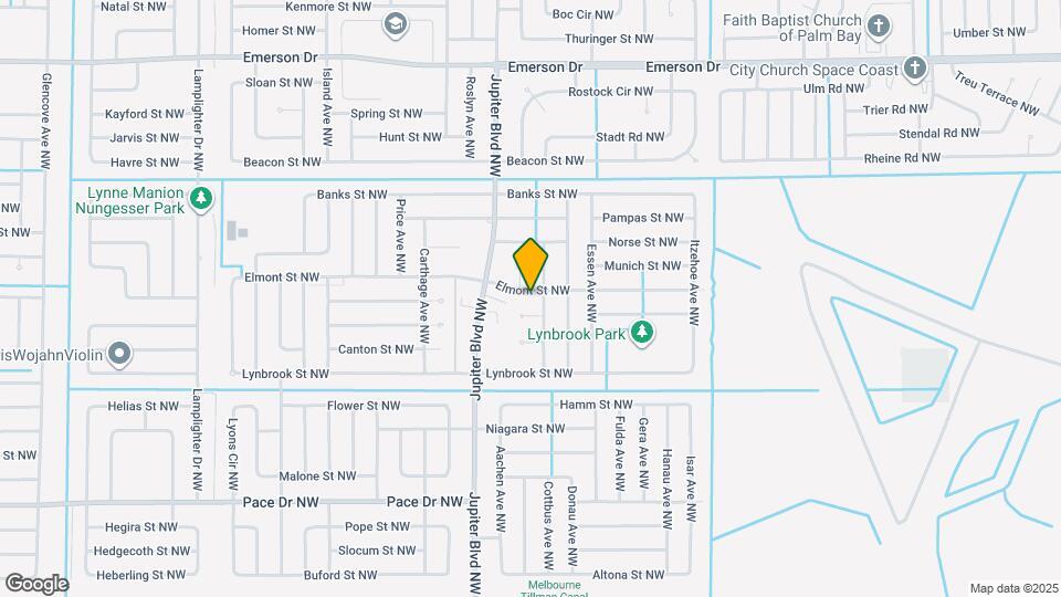 840 Elmont St NW Map and Location Details