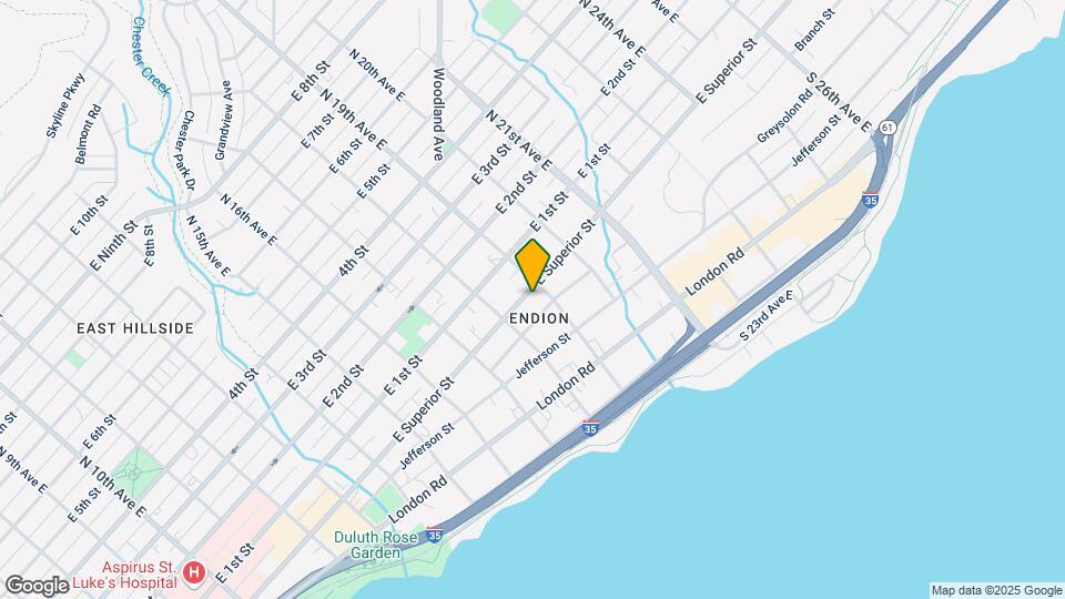 1826 E Superior St, Unit 1 Map and Location Details