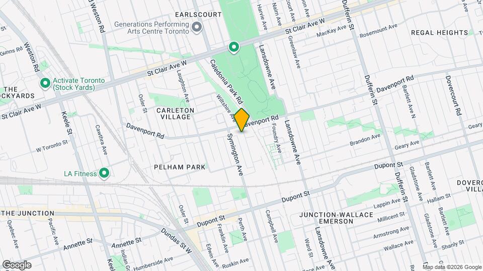 96 Wiltshire Ave Map and Location Details