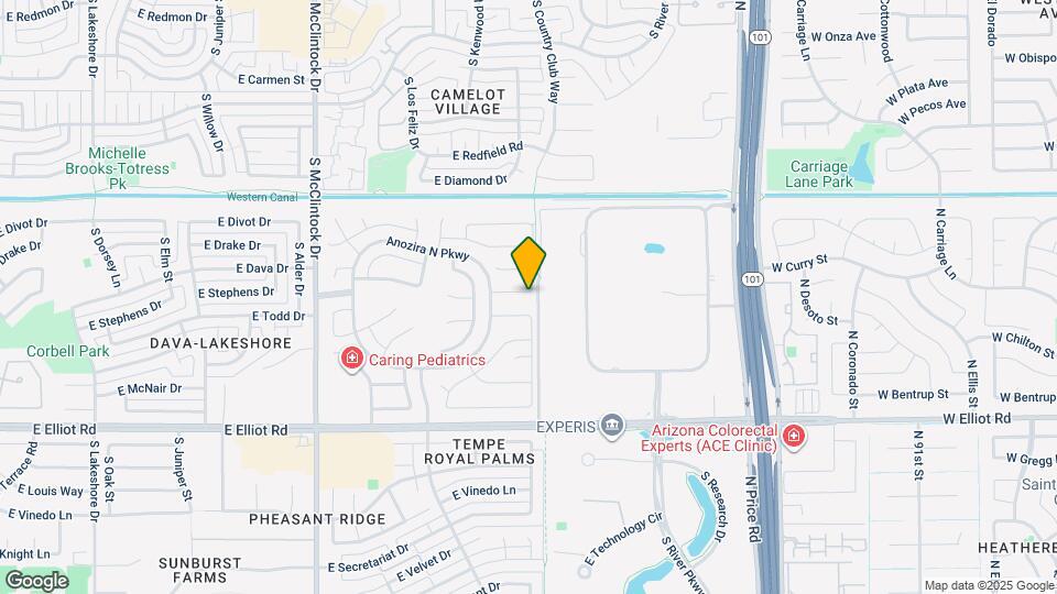 1985 E Stephens Dr Map and Location Details