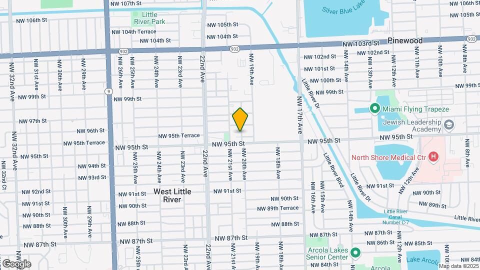 9550 NW 20th Ave Map and Location Details
