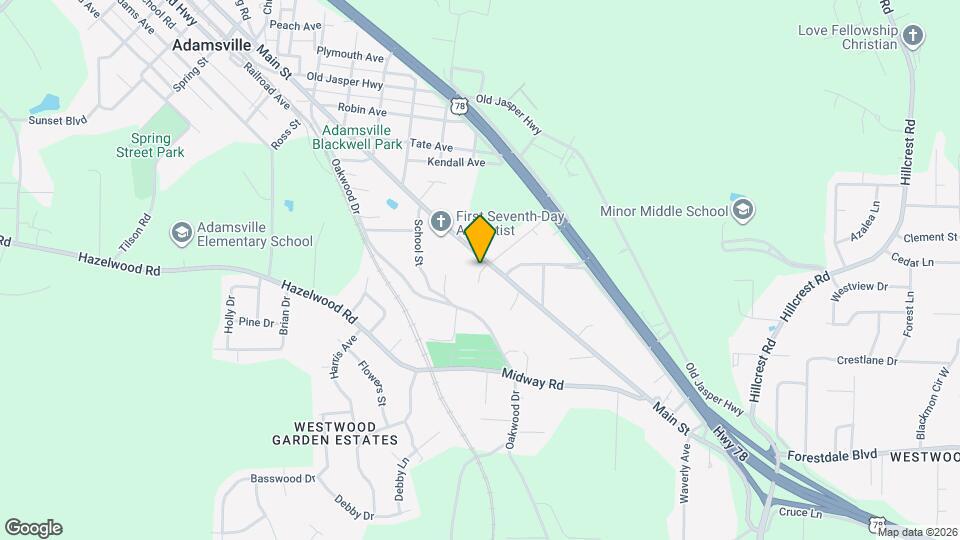 4101 Main St Map and Location Details