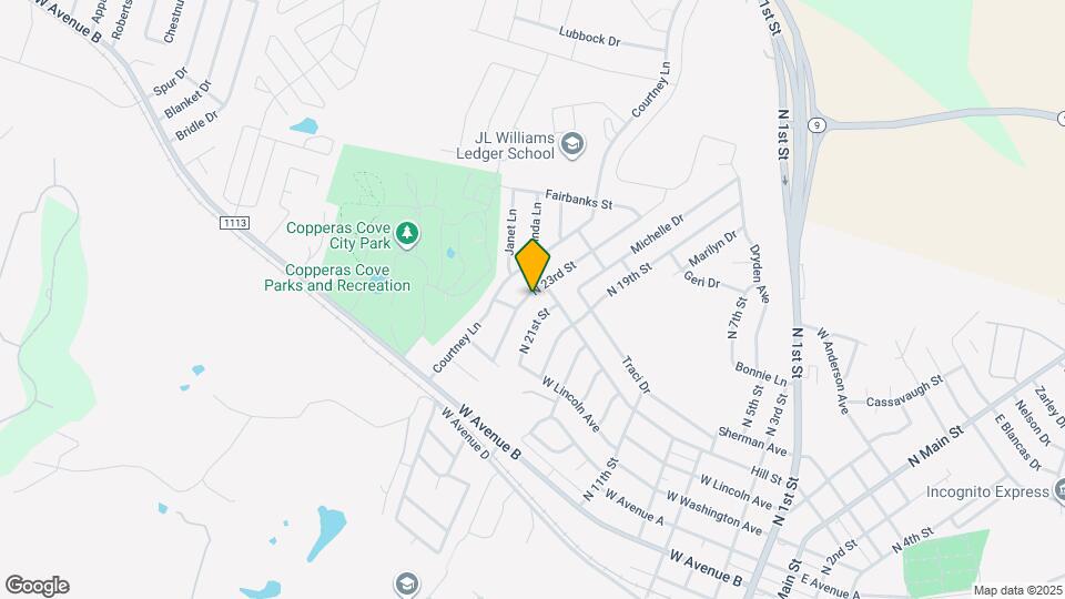 618 N 23rd St Map and Location Details