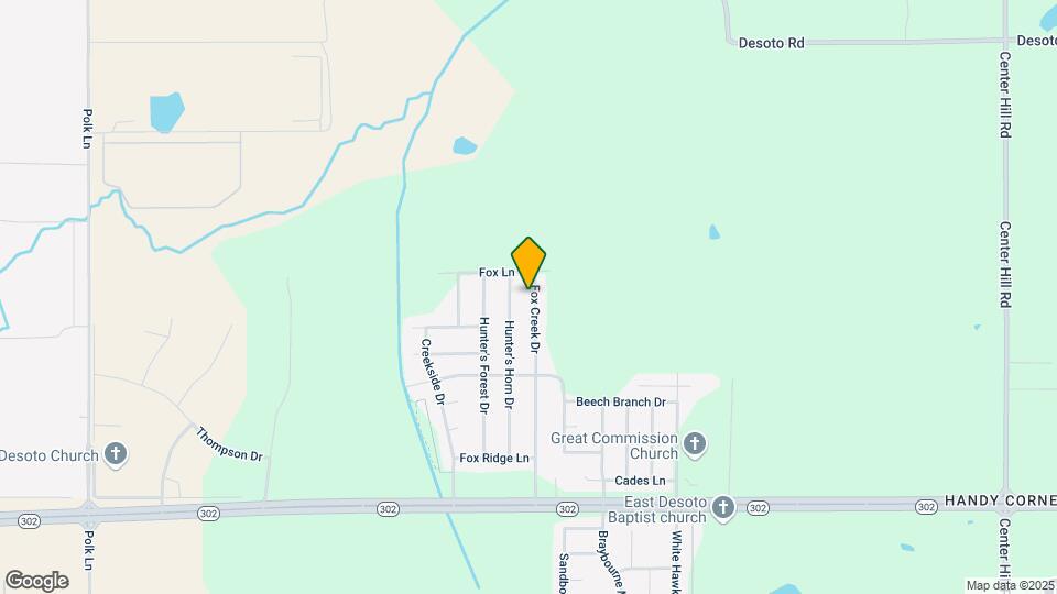 7413 Fox Creek Dr Map and Location Details