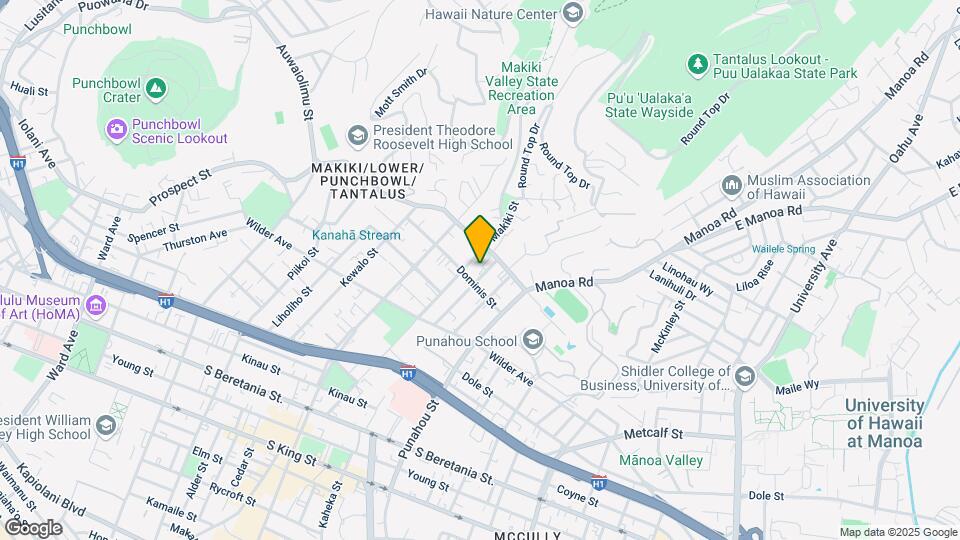 1818 Anapuni St Mapa y Detalles de la Ubicación