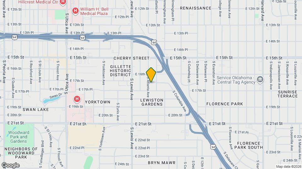 2508 E 17th St Map and Location Details