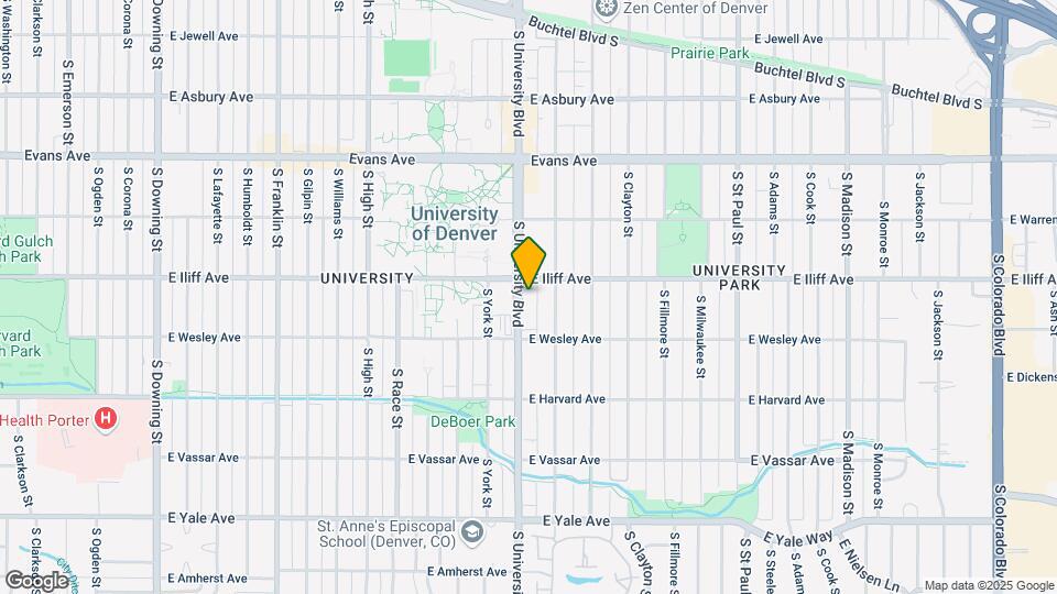 2320 S University Blvd Map and Location Details