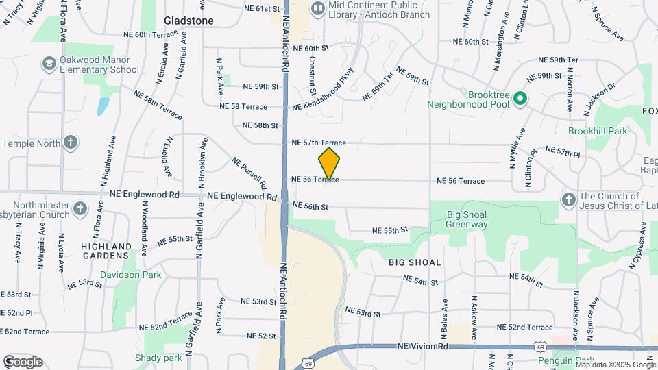2805 NE 56th Ter Map and Location Details