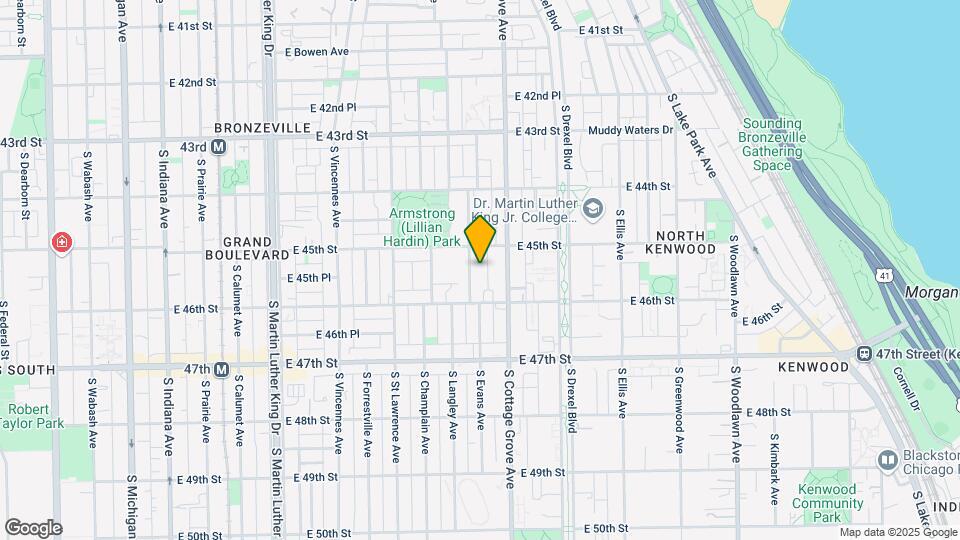 4525 S Evans Ave Map and Location Details