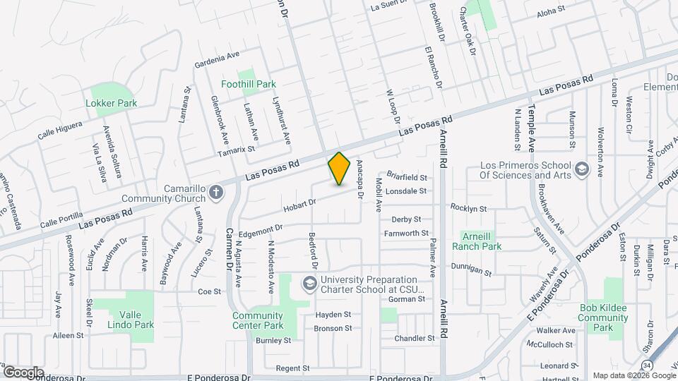 1917 Hobart Dr Map and Location Details